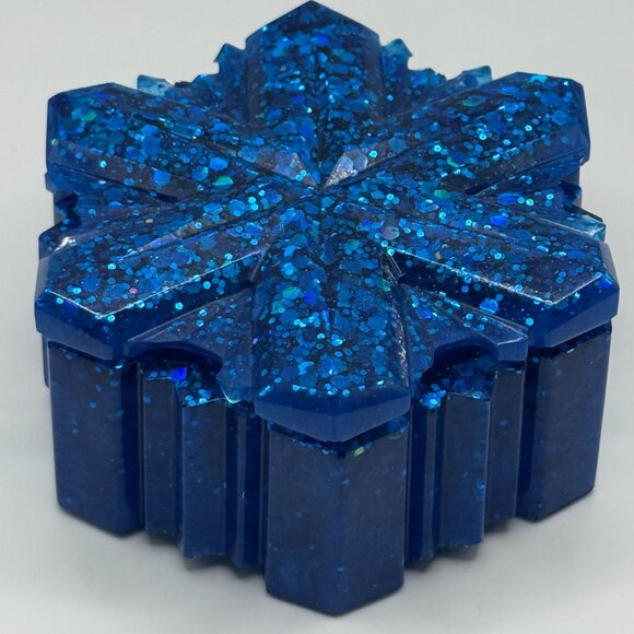 Blue Galaxy Glitter Resin Box - Picture 2 of 2